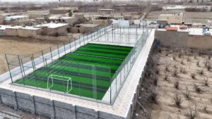 📸 تصویری آرامش‌بخش از زمین چمن مصنوعی