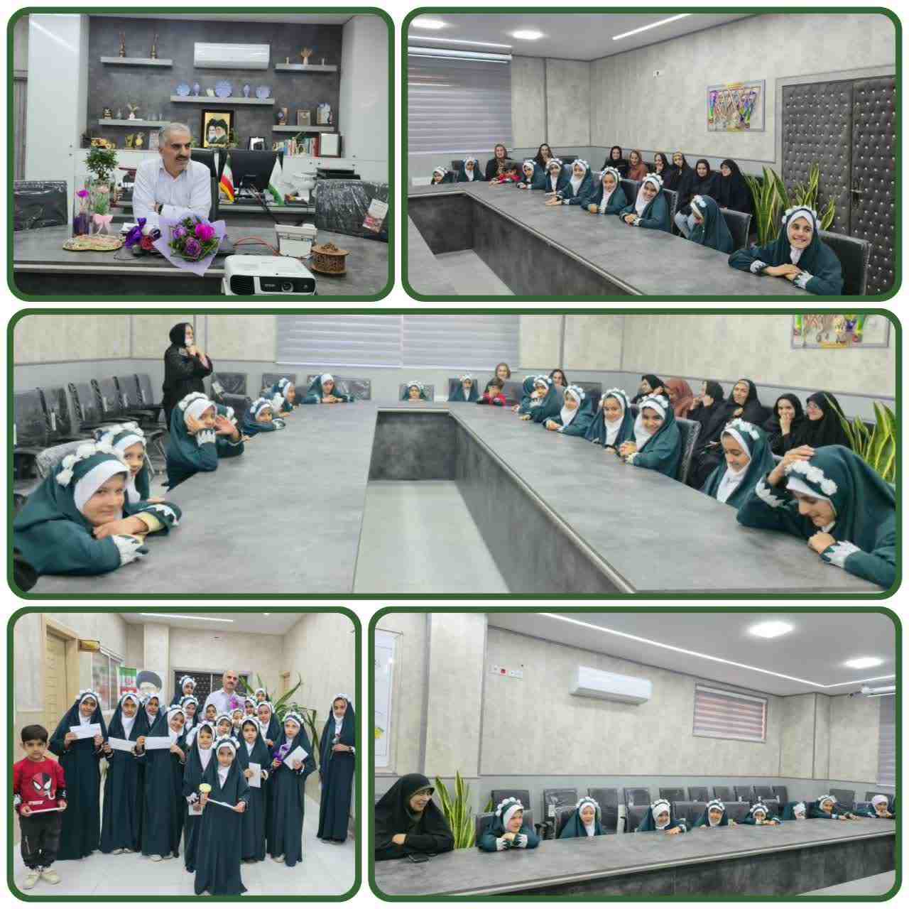 🌸 دیدار گروه سرود دختران فاطمی با شهردار