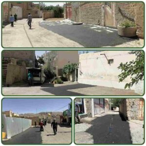 🛣 اجرای پروژه لکه گیری معابر سطح شهر
