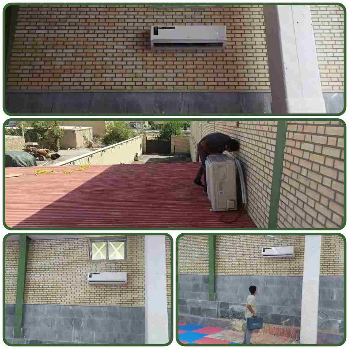 🔹️نصب سیستم سرمایش سالن رزمی مجموعه ورزشی اتحاد