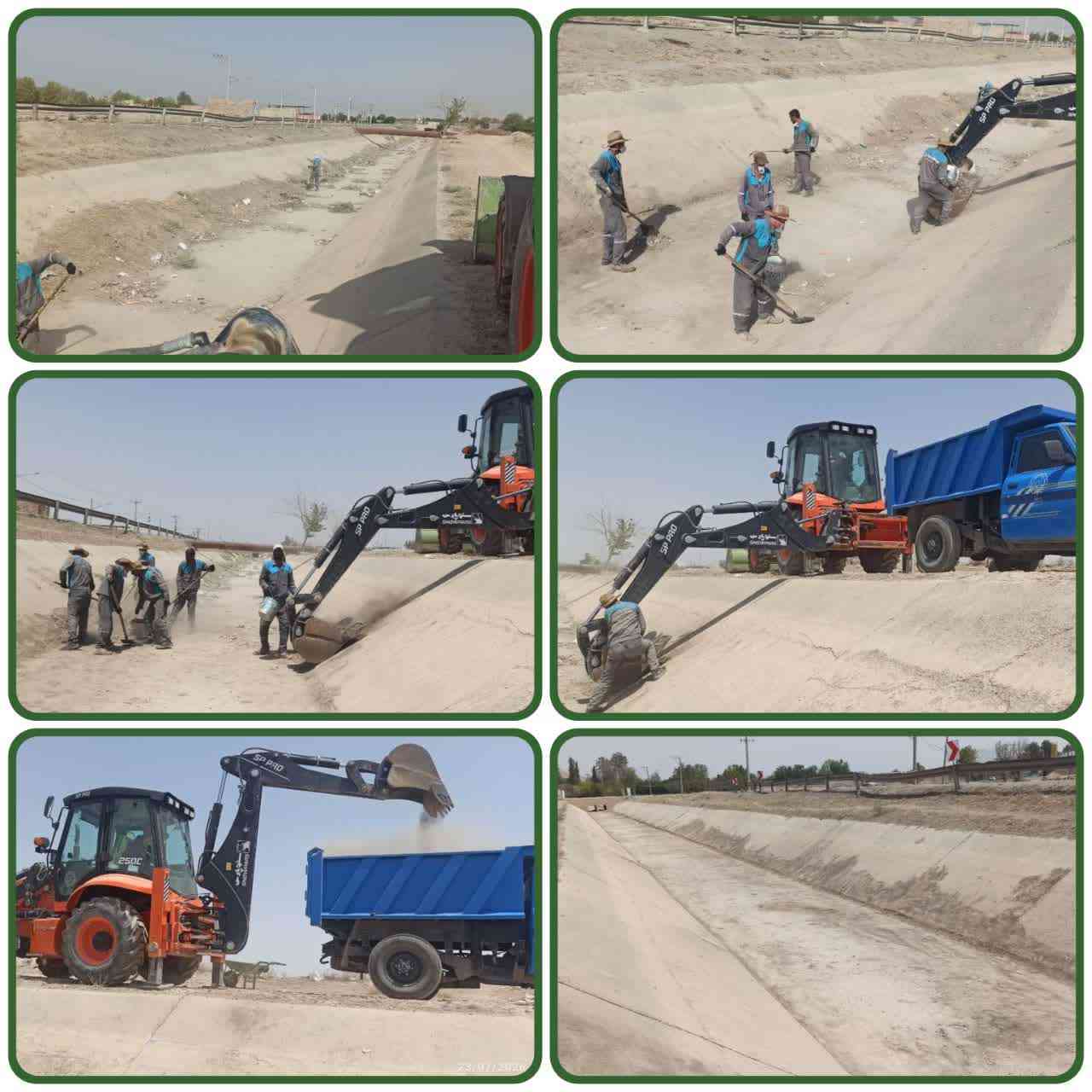♻️ پاکسازی و جمع آوری زباله های کانال آب ورودی شه