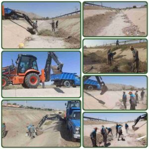 ♻️ پاکسازی و جمع آوری زباله های کانال آب ورودی