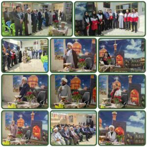 افتتاحیه خیریه «هشتمین خورشید ولایت» و خانه هلال شهر بوستان زر در محله درچه عابد